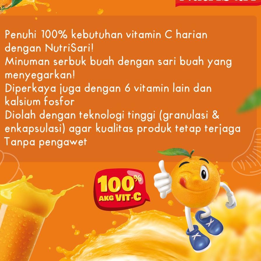 

SALE✅NutriSari Blewah 40 Sachet - Minuman Buah Vitamin C|KD9
