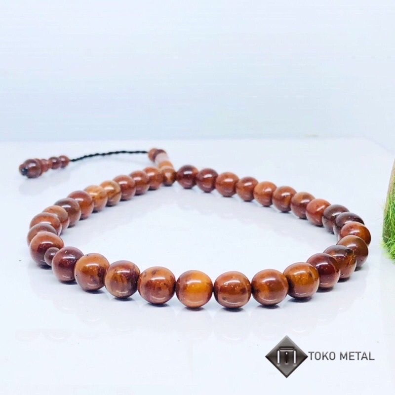 Tasbih Kauka Asli Turki 33 Butir 8 mm Pria Dan Wanita [ Toko Metal ]