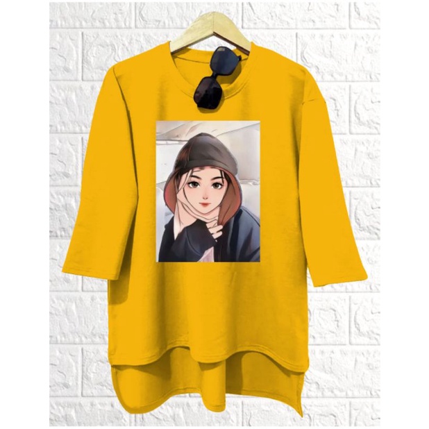 Kaos Oversize Pinguin Girl