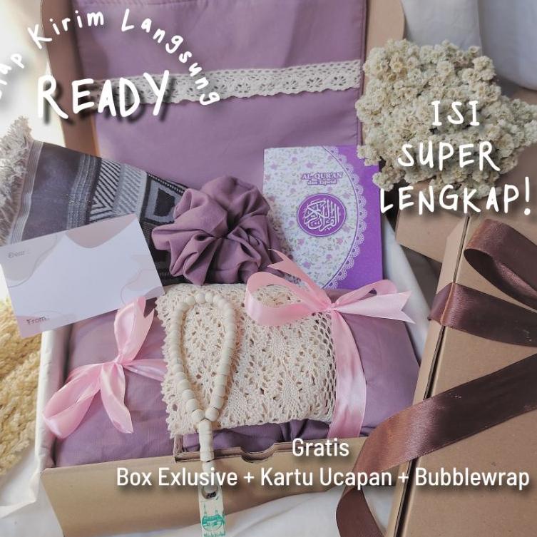 

12.12 MALL Giftbox Mukena Sajadah/ Hampers Lebaran/ Kado pernikahan/Hadiah wisuda/ Birthday gift
