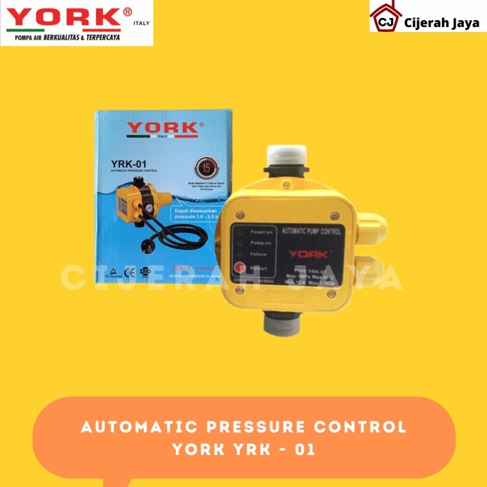 Pompa York Yrk-01 Automatic Pressure Control Otomatis Pompa York Dorong