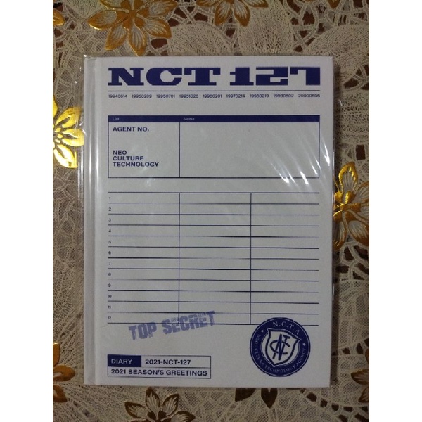 [NCT 127] Hard Cover Diary Season Greeting 2021