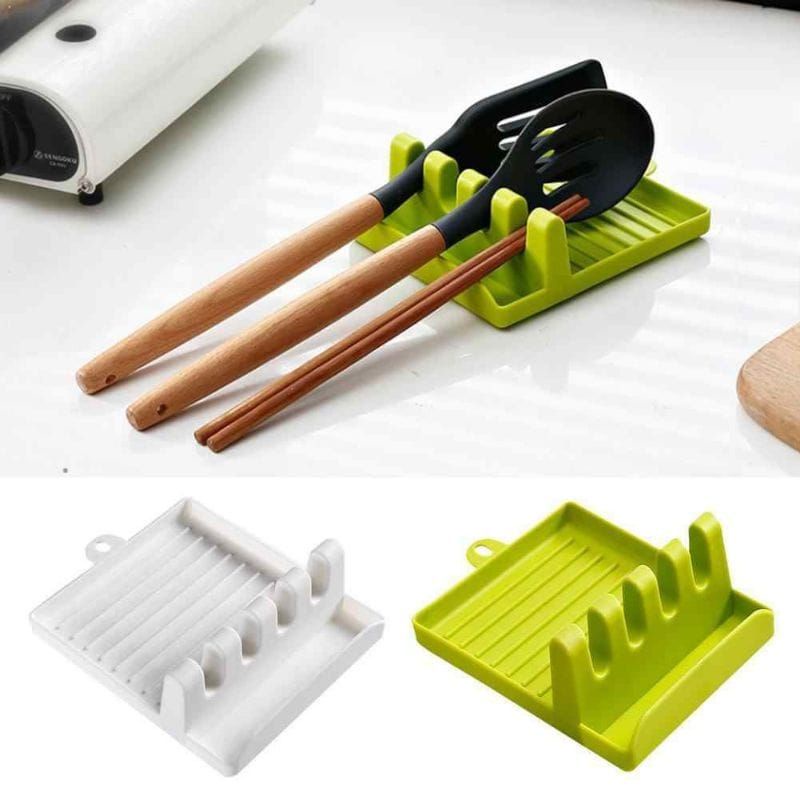 LS Holder Spatula Multifungsi / Tatakan Sutil / Holder Peralatan Alat Masak Spatula Centong Tutup Panci