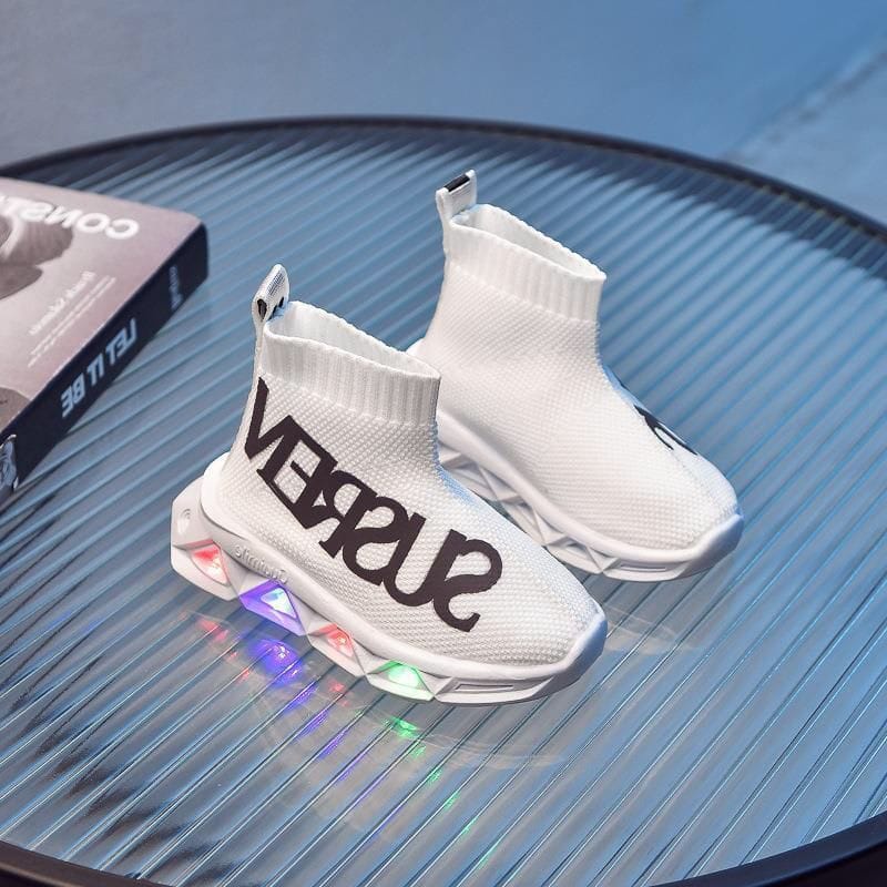 11.11  SEPATU BOOT COWO/CEWEK LED  IMPORT #Shopeehaul