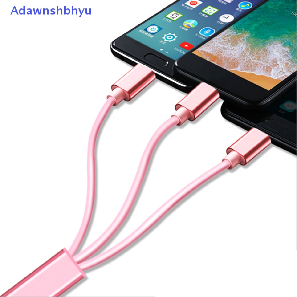 Adhyu Kabel Multi usb charging micro usb type c ios cord multiple charger cable ID