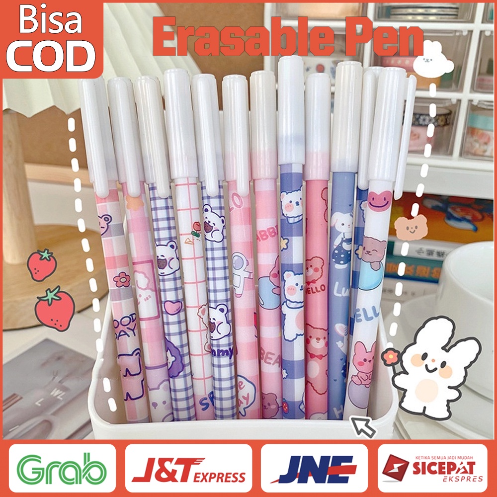 

AT Pulpen Gel Tinta Bisa Dihapus Bolpoin Gel Bisa Dihapus Lucu/Ballpoint Lucu