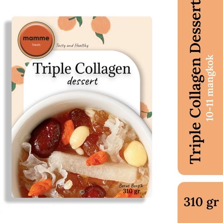 

[KODE PRODUK HEHMT5944] Mamme - Paket Triple Collagen Dessert Komplit (10-11cups 310gr) Peach Gum + Snow Bird Nest + Honey Locust TC-M