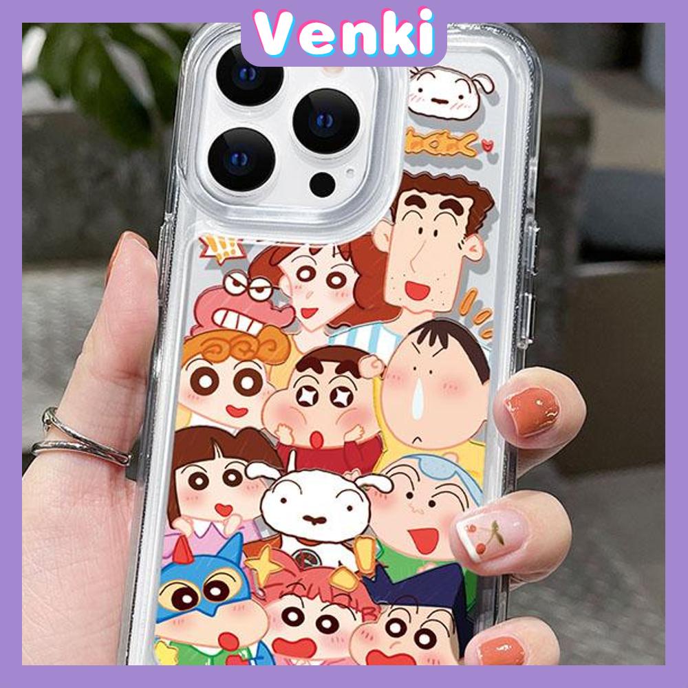 iPhone Case High Quality HD Transparent Acrylic Hard Case Cartoon Cute Metal Button Camera Protection Shockproof Compatible For iPhone 14 13 12 11 Pro Pro Max 7 8 Plus XR