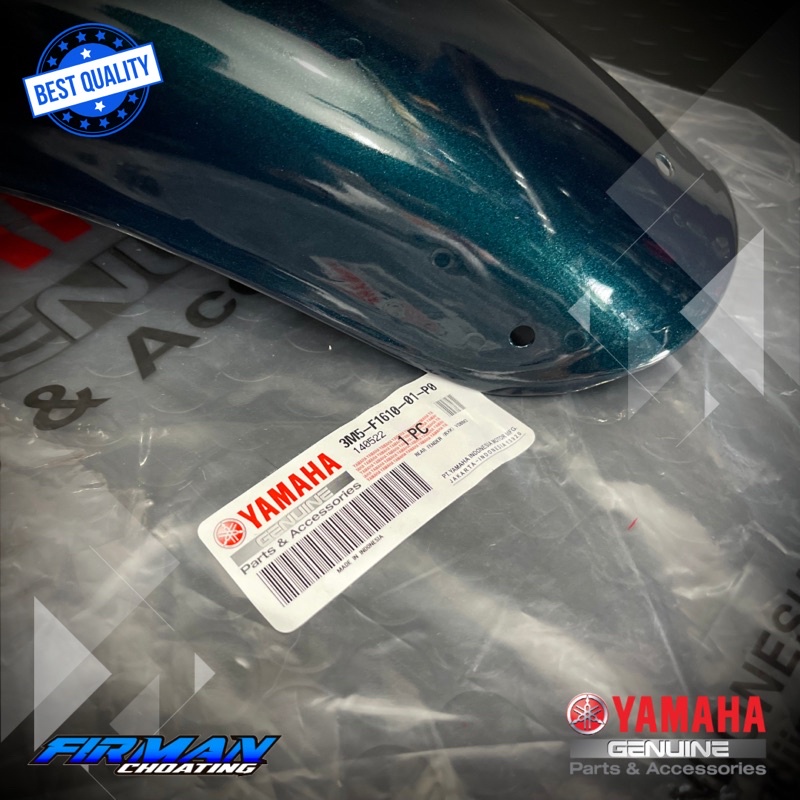 Spakbor belakang rx king hijau original yamaha 3M5-F1610-01-P0