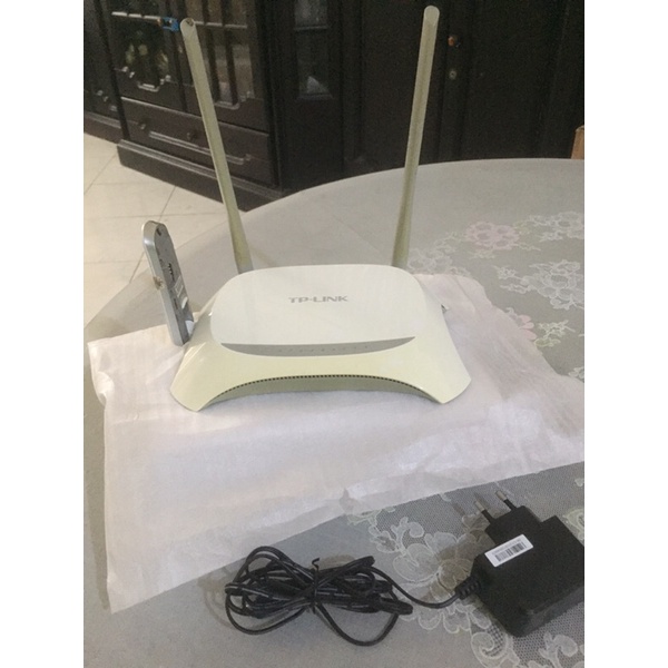 (Bekas) Router TP Link TL-MR3420 dan Modem Huawei