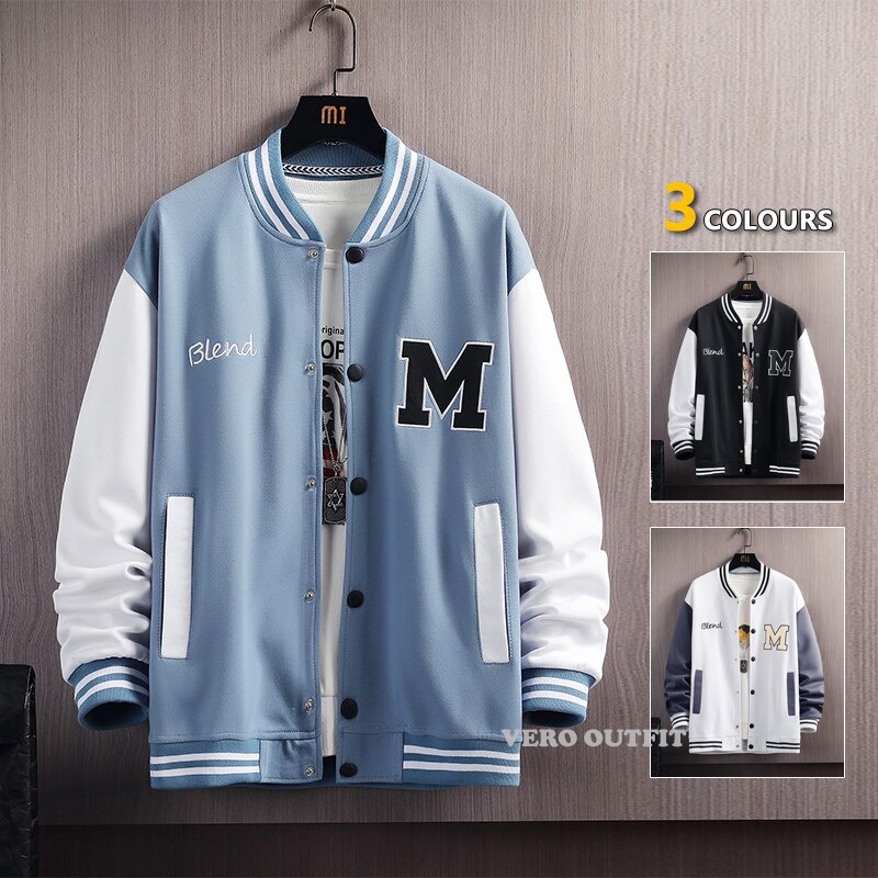 Jaket Baseball Varsity Vintage Jacket Varcity Anak Kecil Dewasa Pria Wanita Laki Laki Perempuan Unis