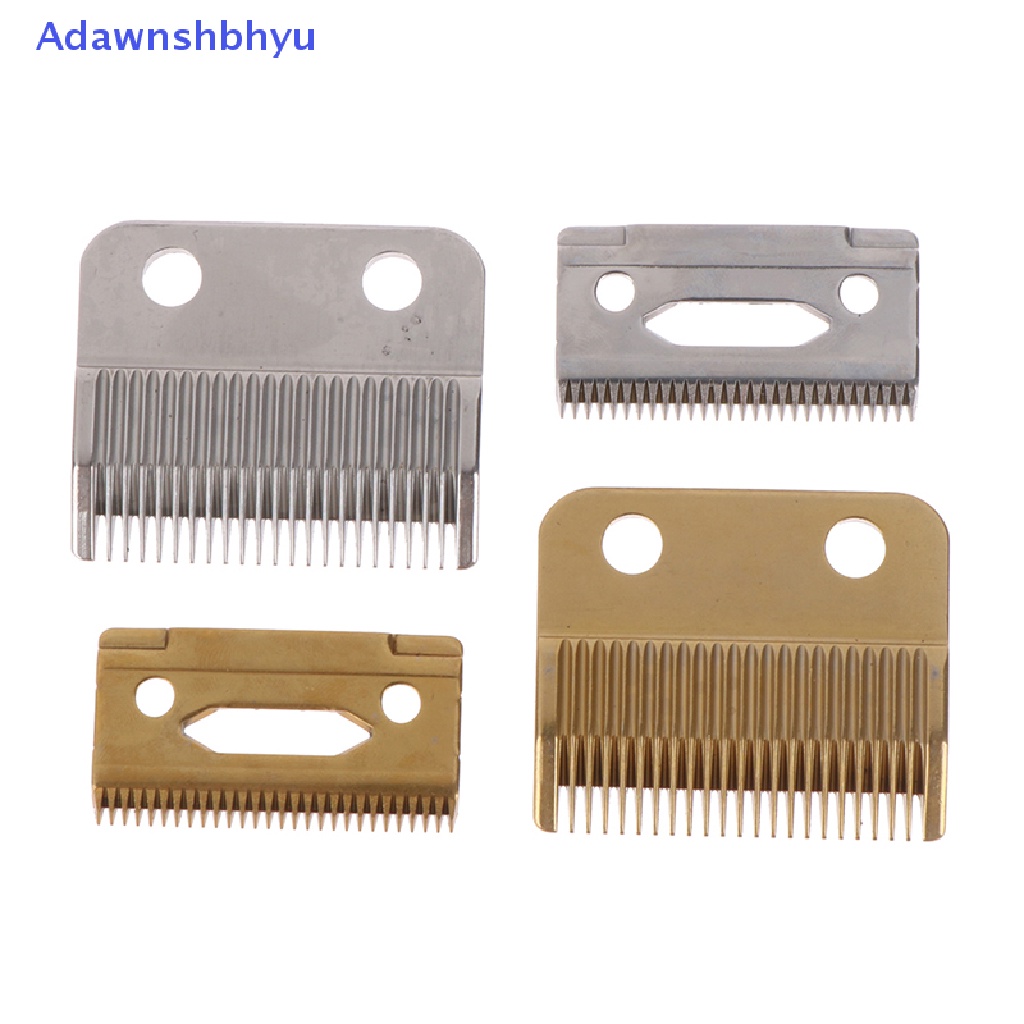 Adhyu 3Pcs/set Mata Pisau Pengganti Pemangkas Rambut Gigi Alur Untuk Wahl Hair Clipper Elektrik Dorong Gunting Aksesoris Kepala ID