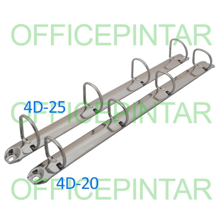

RING MEKANIK BINDER 4 LUBANG D A4 TINGGI 2,5CM 4D-25 PD292-4-25/20