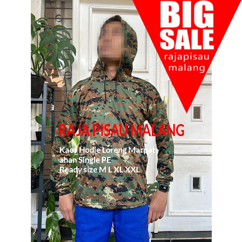 kaos hodie camo,gurun,nevyseal,marpat,accupat Bahan PE