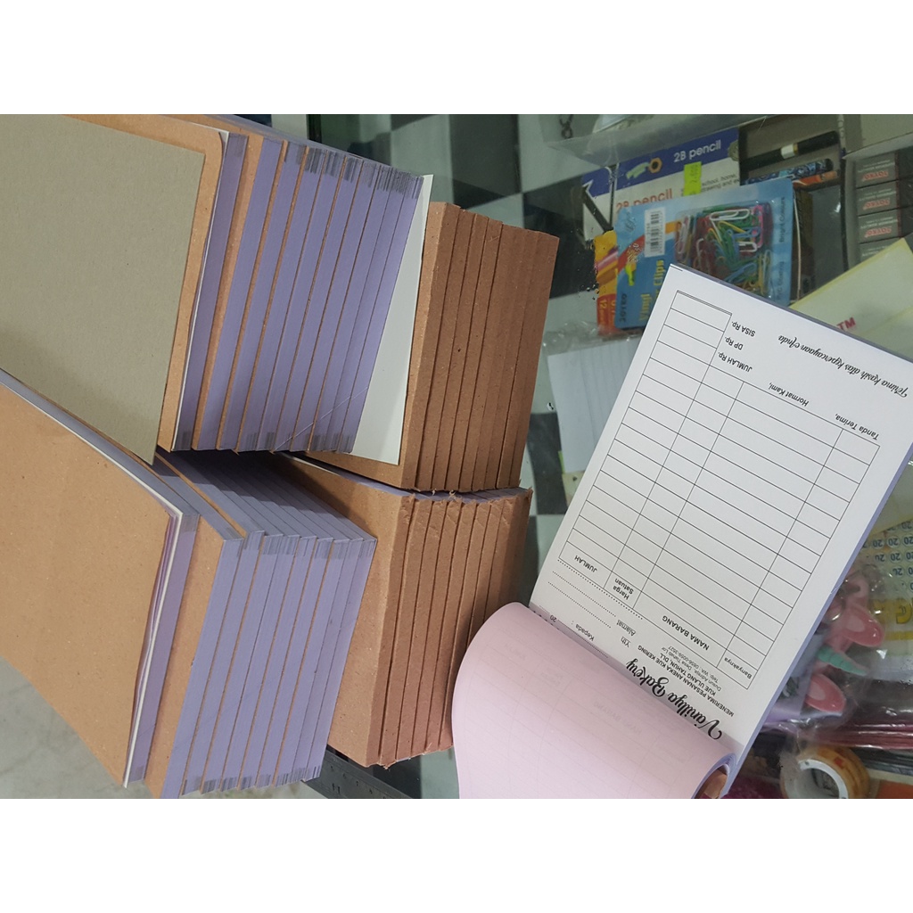 Jual Cetak Buku Nota Buku Bon Kuitansi Faktur Nota Rangkap Ncr