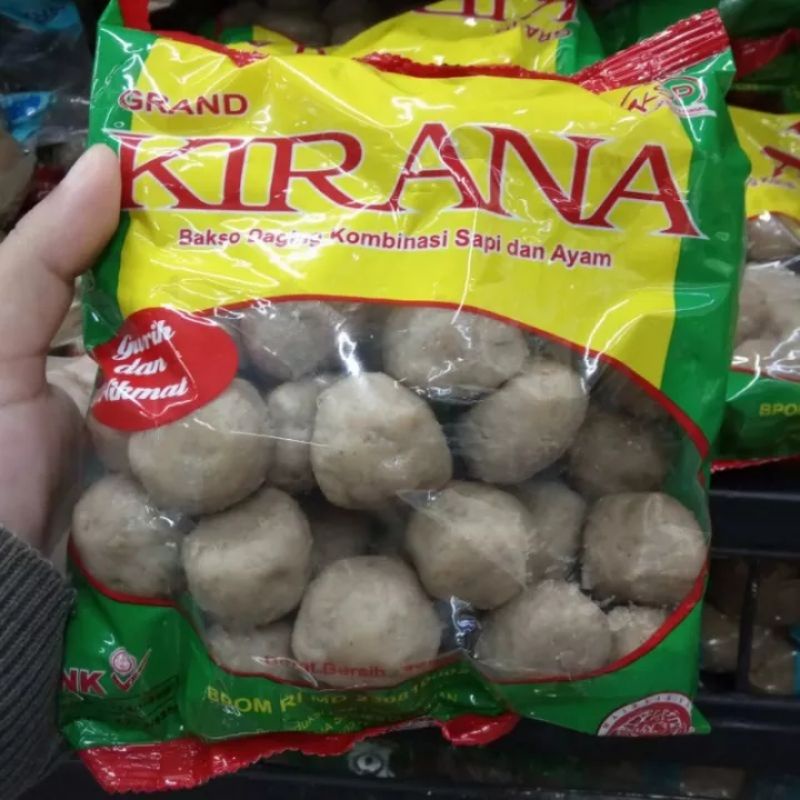 Jual Kirana Bakso Daging Sapi And Ayam Isi 50 Biji Sedang Berat 450 Gram