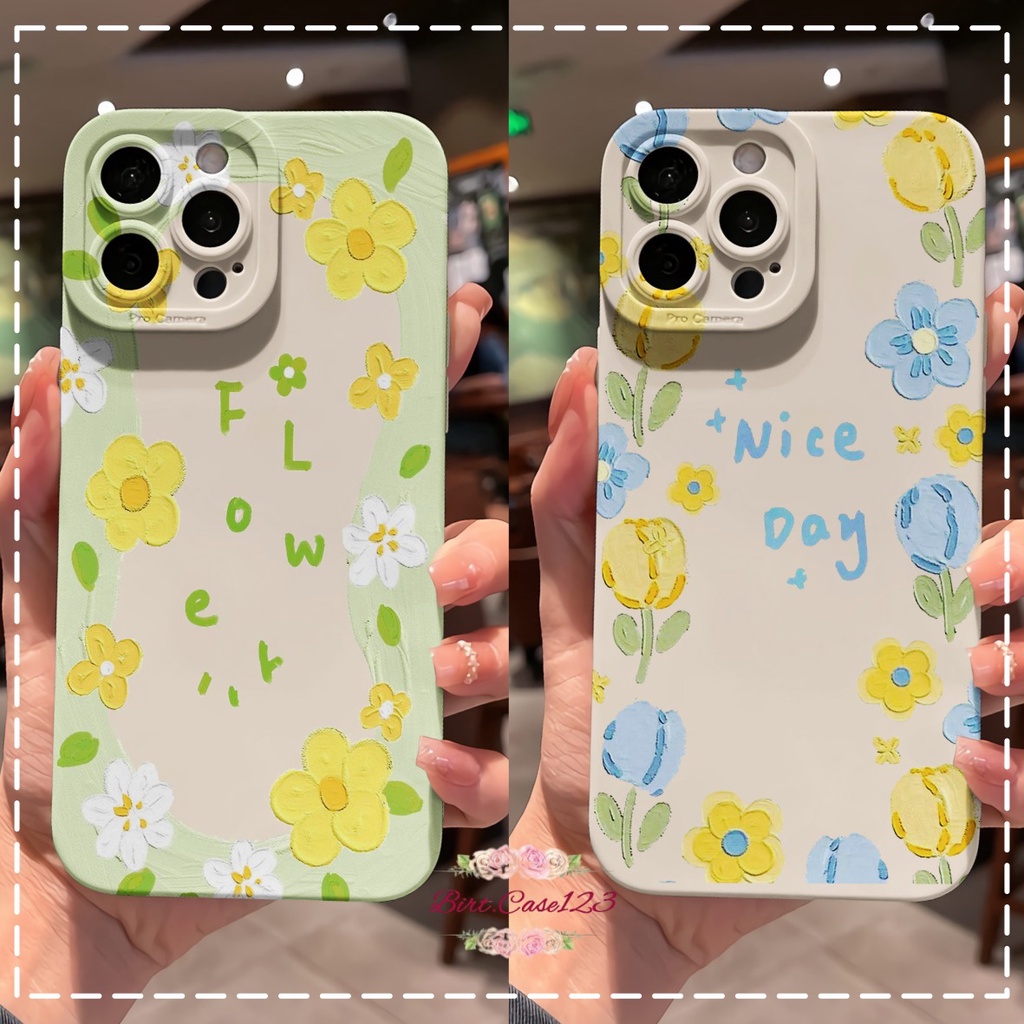 CUSTOM CASE SOFTCASE SILIKON PROCAMERA FLOWERS CUSTOM OPPO REALME VIVO XIAOMI SAMSUNG INFINIX IPHONE FOR ALL TYPE BC6836