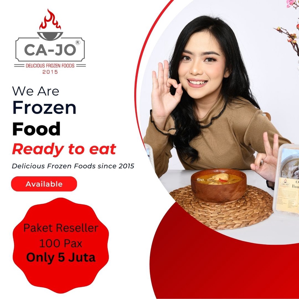 

Paket 100 Pack Makanan Beku Siap Saji