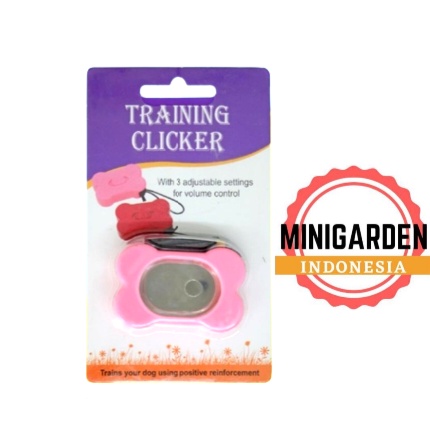 CLICKER TRAINING ADJUSTABLE VOLUME alat latih anjing kucing pet kliker