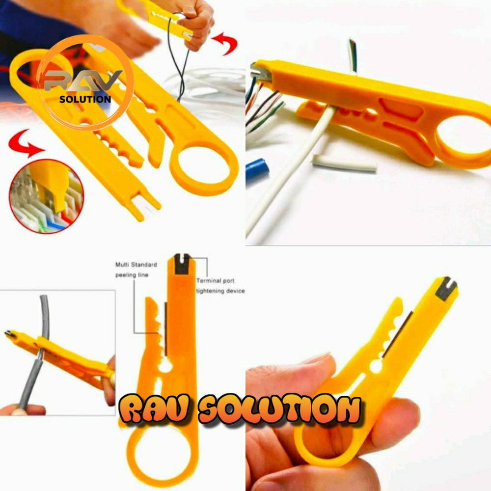 Alat Pengupas Kulit Kabel Kupas Kabel Tang Rotary Wire Stripper