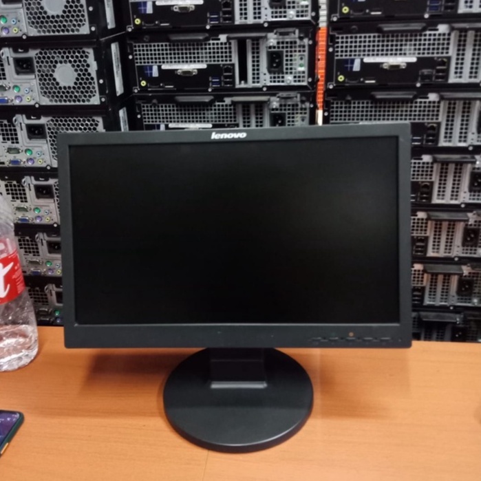 monitor lcd lenovo layar 19 inch mulus like new for all cpu /komputer super murah meriah bergaransi