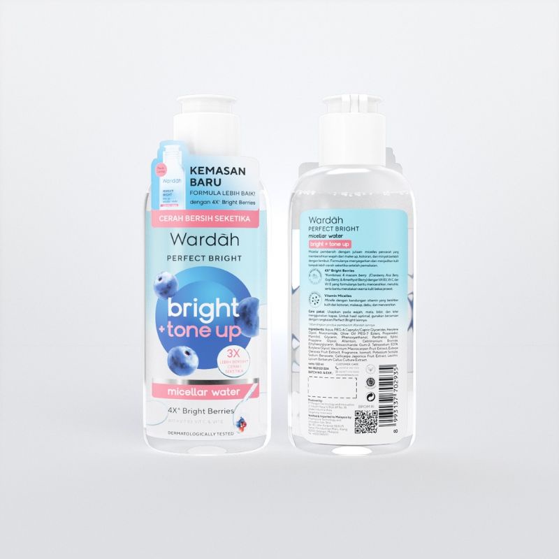 Wardah Perfect Bright tune up Micellar Water - 100ml ~ ORIGINAL 100%