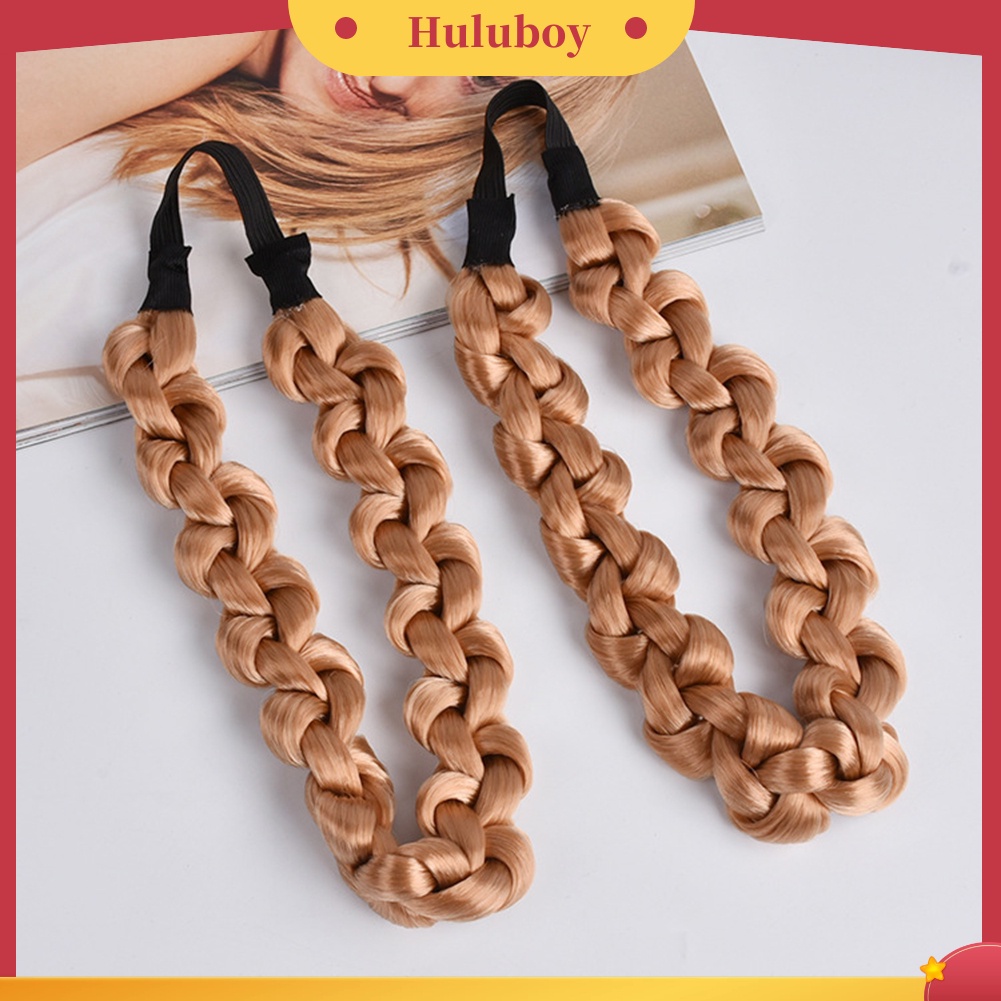 Bandana Rambut Model Kepang Elastis Untuk Wanita