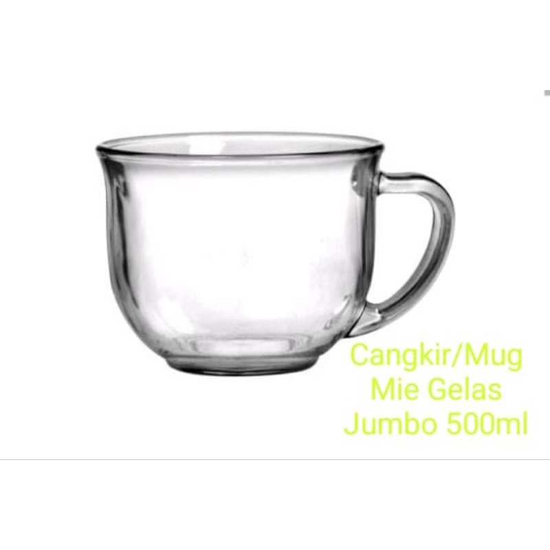 Cangkir Jumbo Kedaung Asm500Ml Set Isi 6 Pcs / Cangkir Mie Gelas / Cangkir Indomi