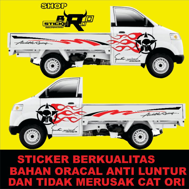 CUTTING STICKER MOBIL GRAND MAX, LIS MOBIL GRAND MAX, STRIPING MOBIL GRAND MAX, VARIASI MOBIL GRAND 