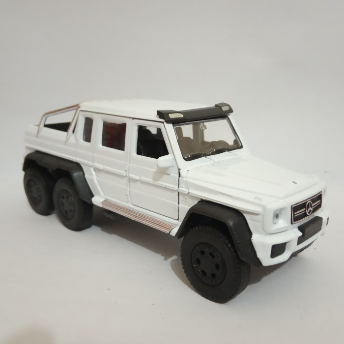 Diecast Mercedes-benz G 63 AMG 6X6 miniatur mobil welly skala 36 murah