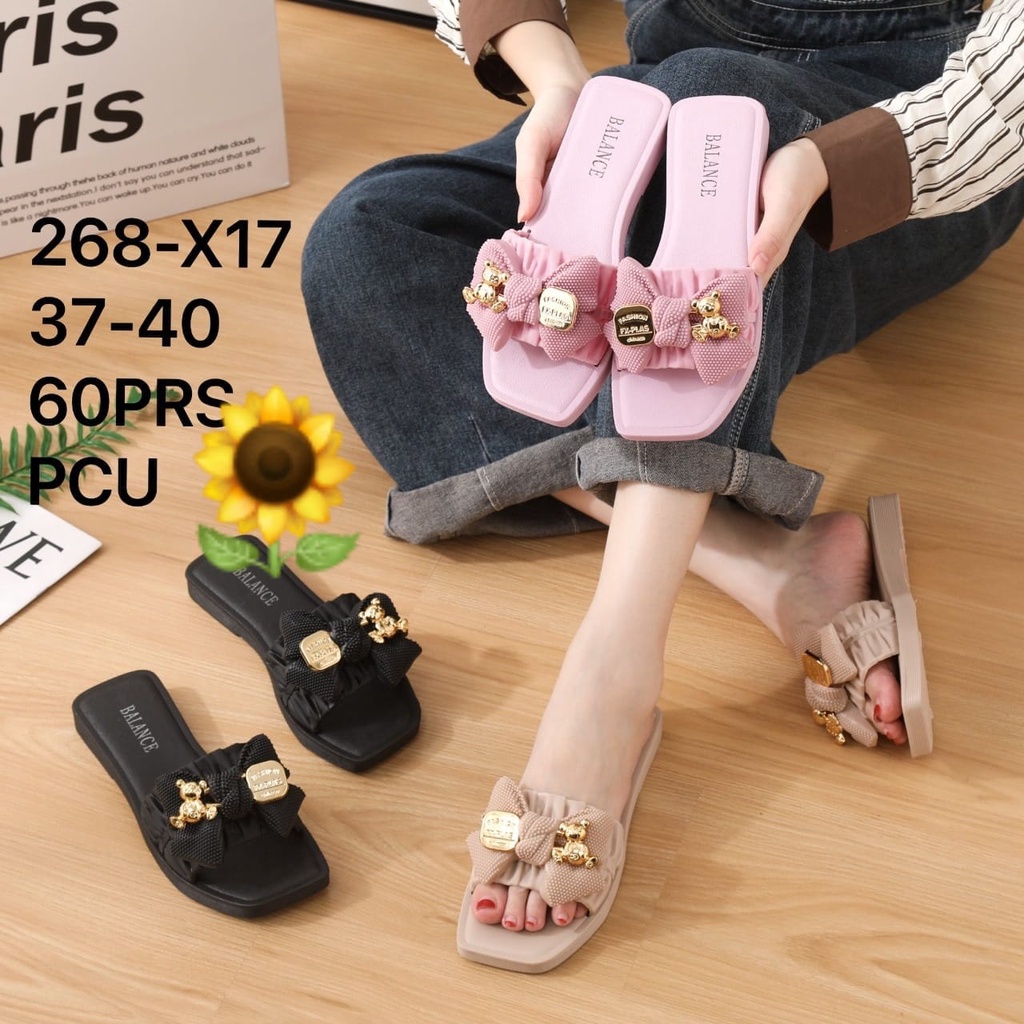 Sandal Karet Jelly Wedges Wanita Import Model Fashion KoreaTerbaru Original Kekinian by AGUNG STYLE Balance 268-X17