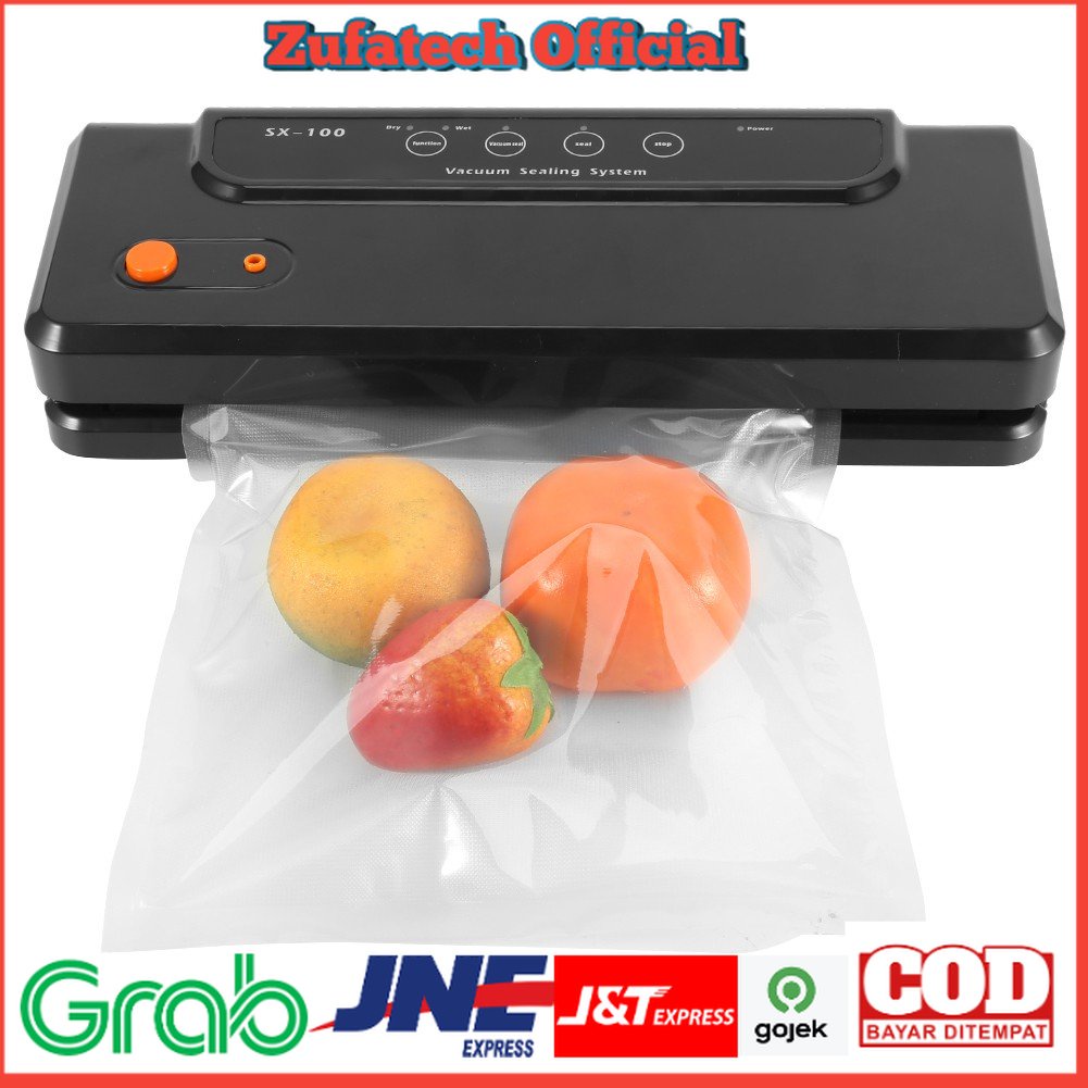 Pompa Vacuum Sealer Multifungsi - SX-100 - Black