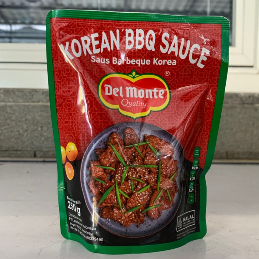 Delmonte Korean BBQ Sauce / Saus Barbeque Korea 250 Gr