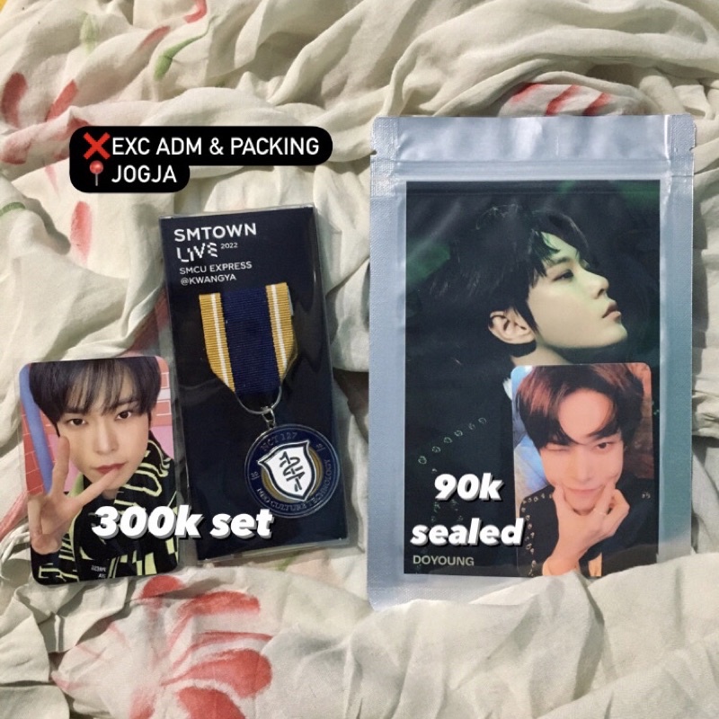 Jual emblem badge doyoung set pc md smtown live smcu express kwangya