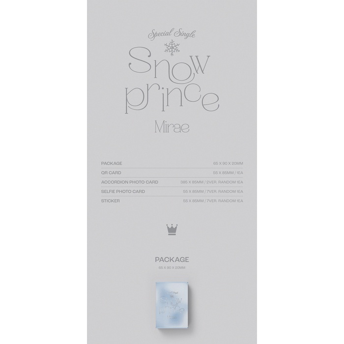 MIRAE - Special Album Snow Prince (PLVE ver) Platform ver.