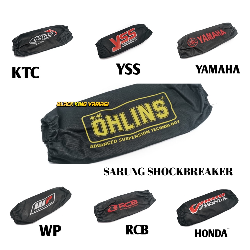 Sarung Shockbreaker Motor Sarung Shock Breaker Belakang Cover Motor Cover Shock pelindung Universal