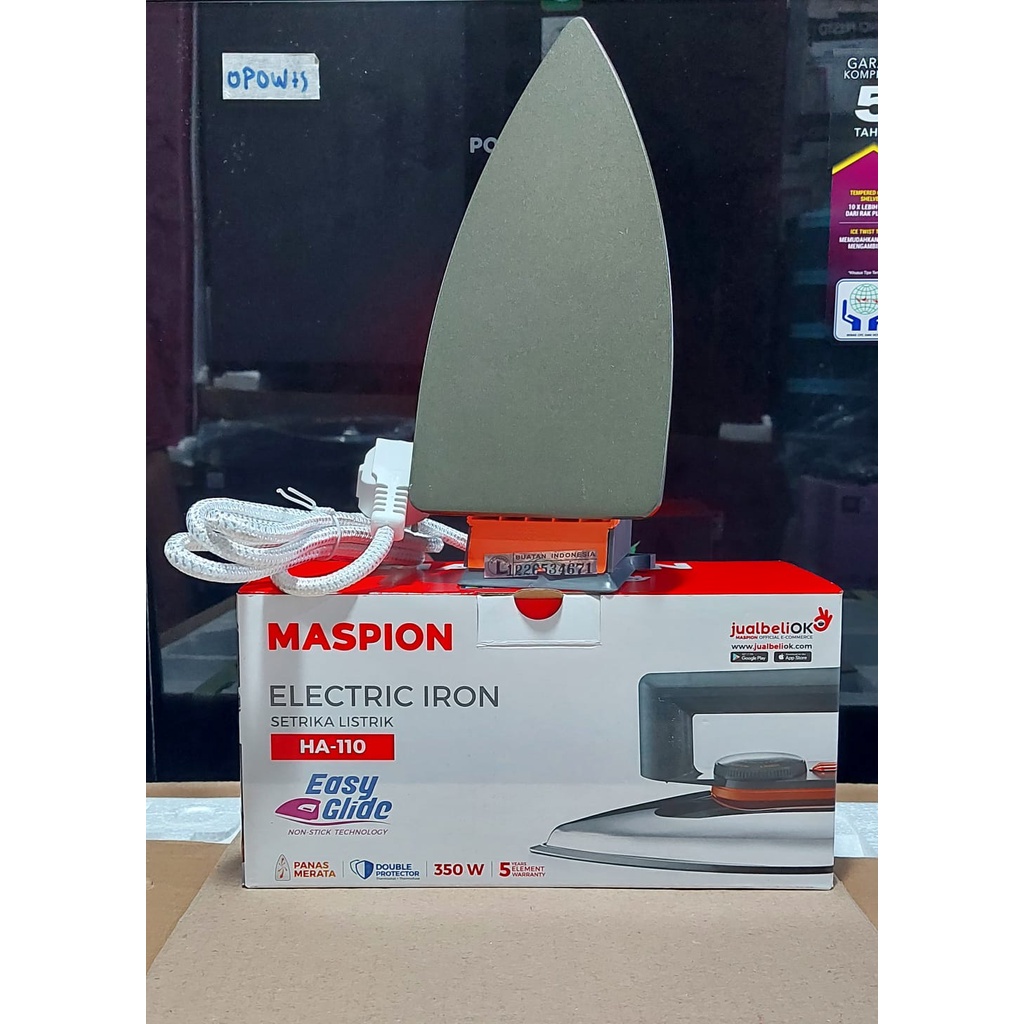 Setrika Listrik Maspion HA-110  - Dry Iron