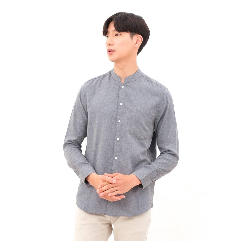 Kemeja Sanghai Pria Kemko Baju Muslim Koko Dewasa Lengan Panjang Kokoh Taqwa Slim fit Polos Bahan Katun Madina Premium