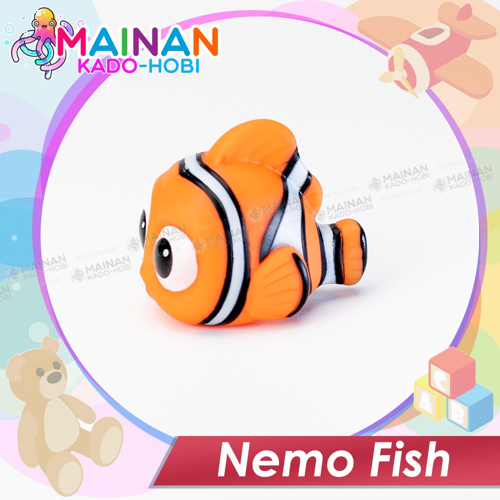 MAINAN MANDI BAYI ANAK SEA ANIMAL IKAN NEMO FISH