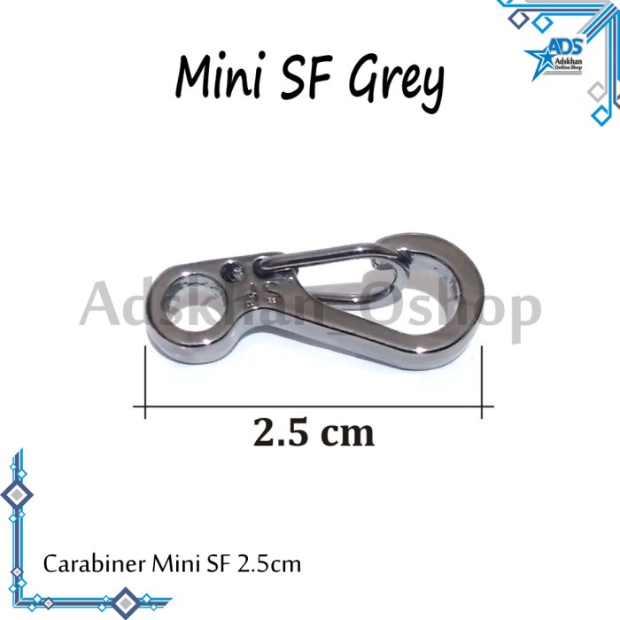 GANTUNGAN KUNCI CARABINER MINI STAINLESS / GANTUNGAN KUNCI CARABINER MINI STAINLESS FREE ONGKIR