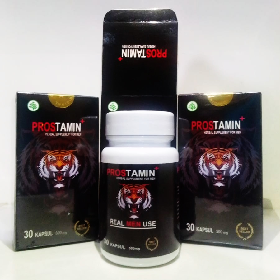 PROSTAMIN - Bangkitkan Energi Pria Seperti Macan Raja Hutan Obat Kuat Herbal