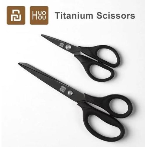 

HUOHUO D05 Scissors Titanium Plated Gunting Kertas Kain Tajam SET 2PCS