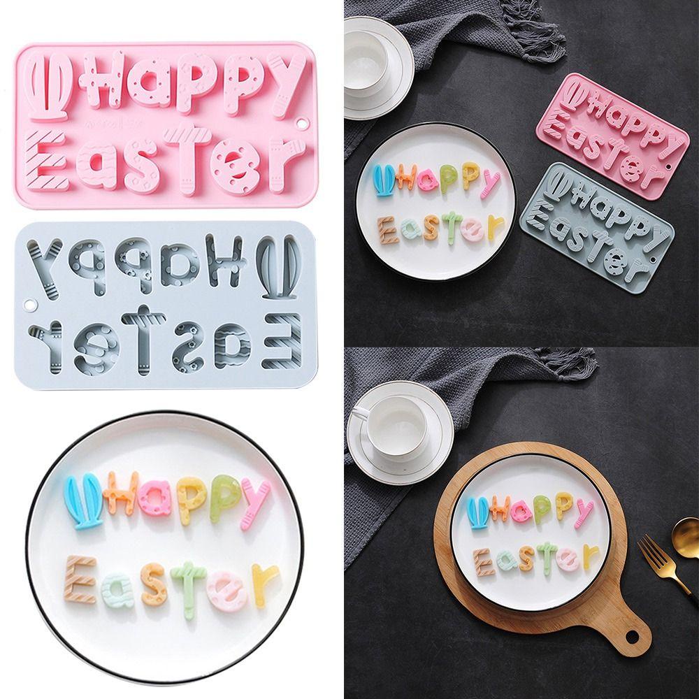 Preva Easter Happy Baking Tool Cetakan Sabun Loyang Alfabet Inggris