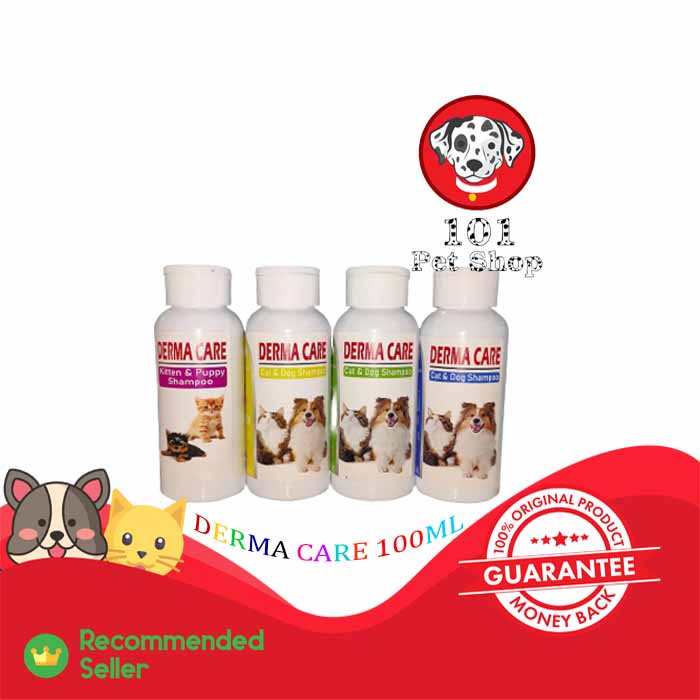 SHAMPOO DERMA CARE ANTI KUTU UNTUK BULU KUCING &amp; ANJING 100ML