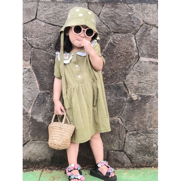 [TERLARIS] DAISY DRESS | BAJU ANAK PEREMPUAN DRESS ANAK LUCU MURAH 1-5 TAHUN