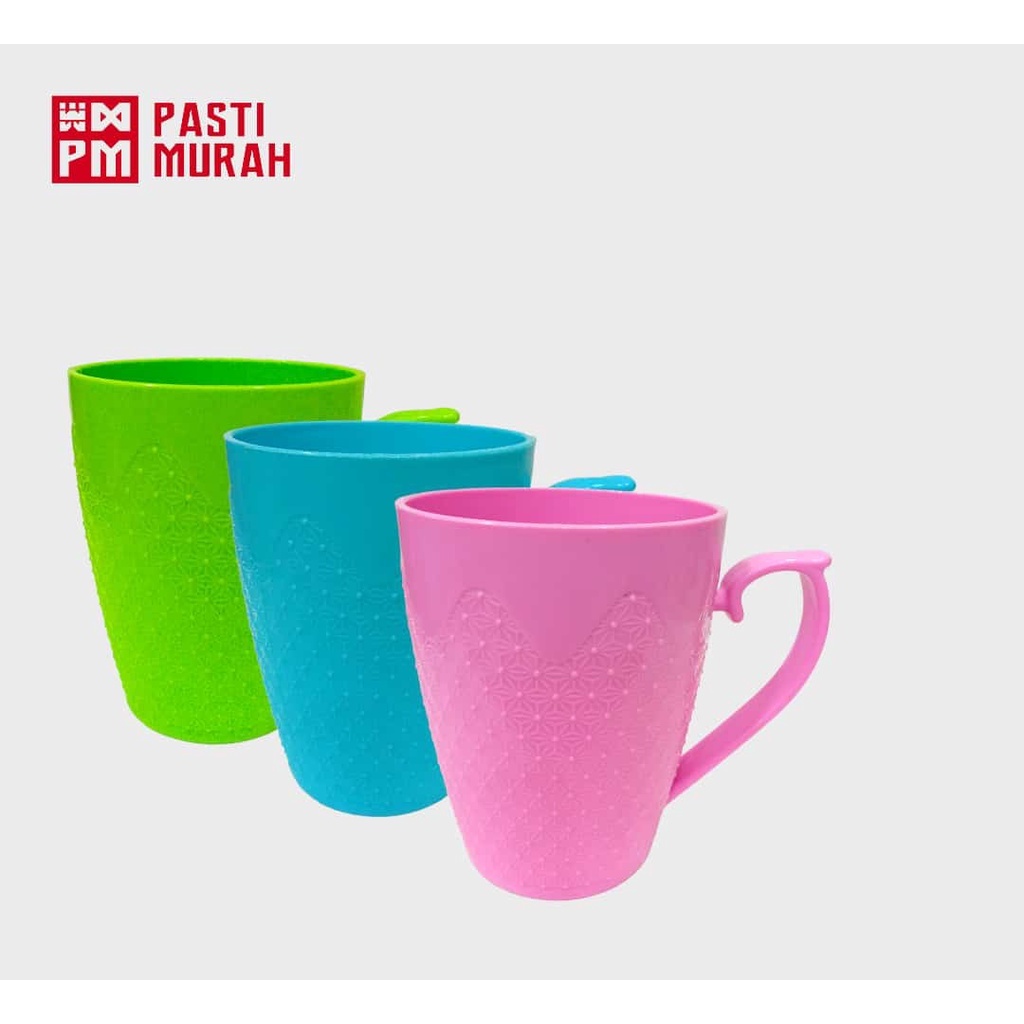 GELAS PLASTIK FANCY MDL BATIK L-035