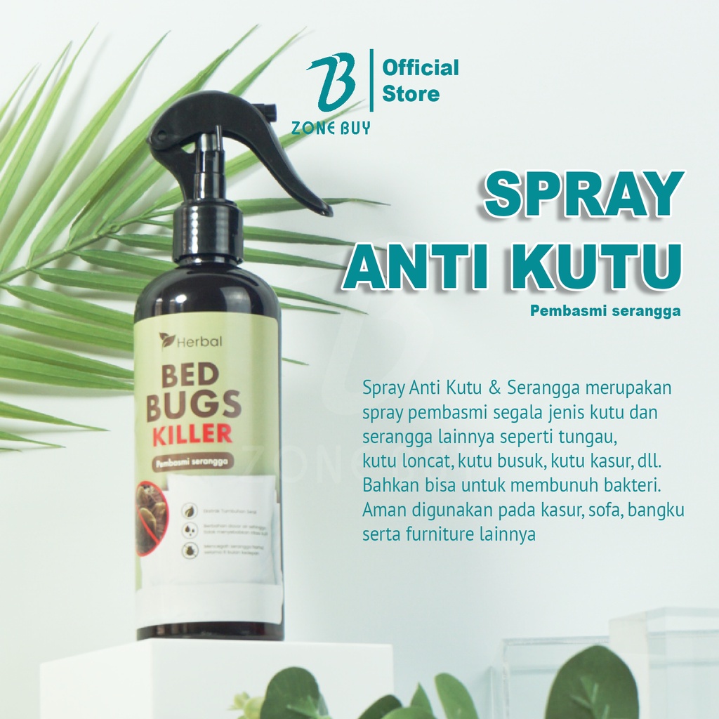 SEMPROTAN PEMBASMI TUNGAU / SPRAY ANTI KUTU &amp; SERANGGA / OBAT KUTU BUSUK / PEMBASMI KUTU KASUR - 300ML