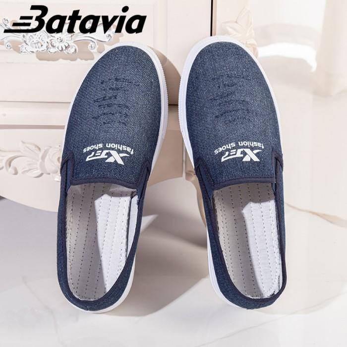 Batavia sepatu wanita rajut import Sepatu kanvas F