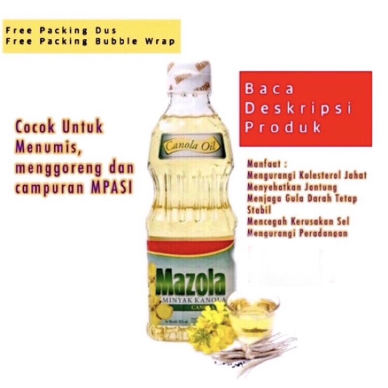 

Mazola Canola Oil Minyak MPASI 450ML