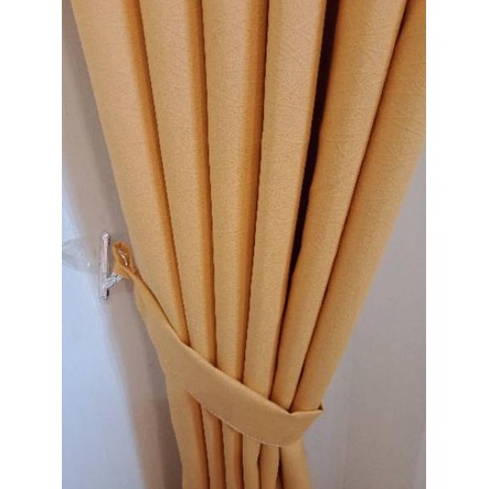 Murah Meriah Gorden blackout polos abu muda abu tua gorden jendela gorden pintu ring silver